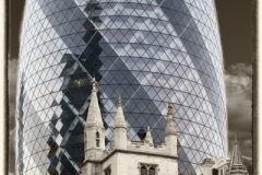 London Architecture Contrast  A