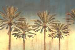 DAS-154A Distressed Palm Trees 36x24