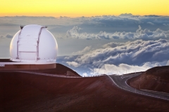 DAS-157 Mauna Kea Observatory Above the Clouds Sunset 30x20