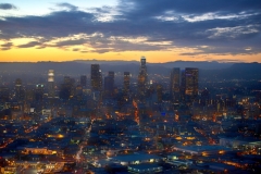 DAS-199 Los Angeles Sparkling Twilight Skyline 30x20