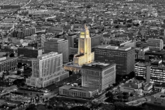 DAS-206A Los Angeles City Hall Aerial 36x24