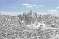 DAS-208 Downtown Los Angeles Line Drawing 60x40LA 60x40