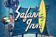 DAS-235A Safari Inn Motel Sign 26x36