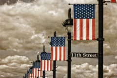 DAS-244 Boardwalk Flags Retro 20x20