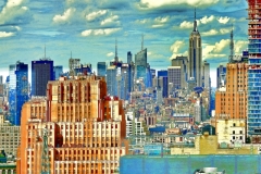 DAS-270A Comic Book Color New York 36x24