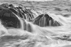 DAS-292B Ocean Rocks Motion Blur 2 BW 26x17