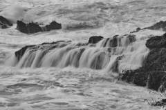 DAS-293B Ocean Rocks Motion Blur 3 BW 26x17