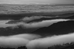 DAS-298 Foggy Coastline Aerial