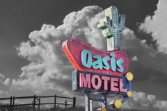 DAS-363 Oasis Motel Vintage Sign 30x20