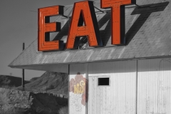 DAS-365 Eat Diner Vintage Sign 24x24